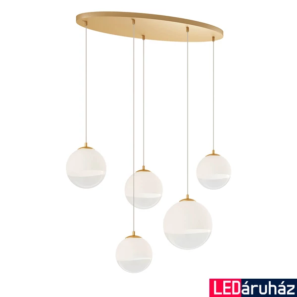 Több ágú függeszték, arany, E27, Redo Berry 01-2272