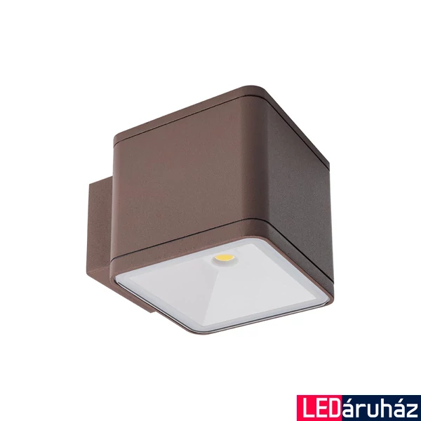 Kültéri Fali lámpa, barna, 3000K melegfehér, beépített LED, 580 lm, Redo Beta 9080