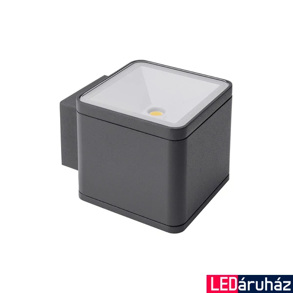Kültéri Fali lámpa, szürke, 4000K természetes fehér, beépített LED, 1170 lm, Redo Beta 9066