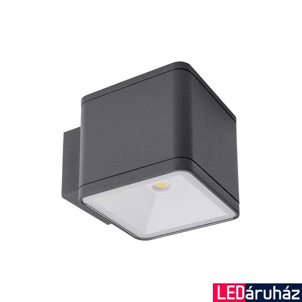 Kültéri Fali lámpa, szürke, 4000K természetes fehér, beépített LED, 628 lm, Redo Beta 9079
