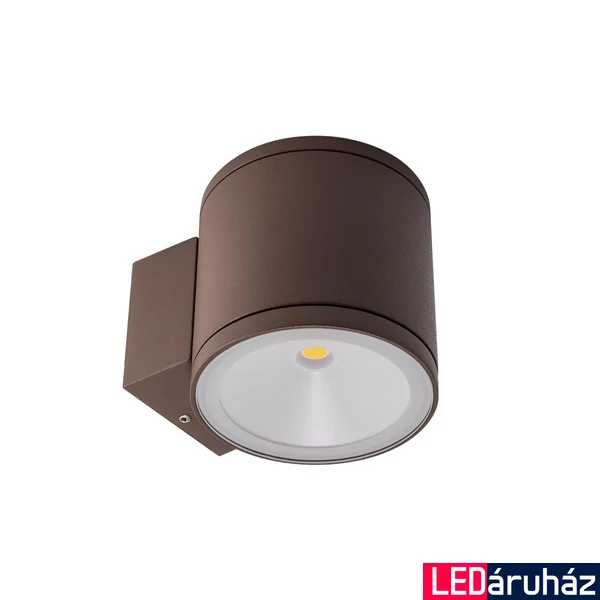 Kültéri Fali lámpa, barna, 3000K melegfehér, beépített LED, 580 lm, Redo Eta 9596
