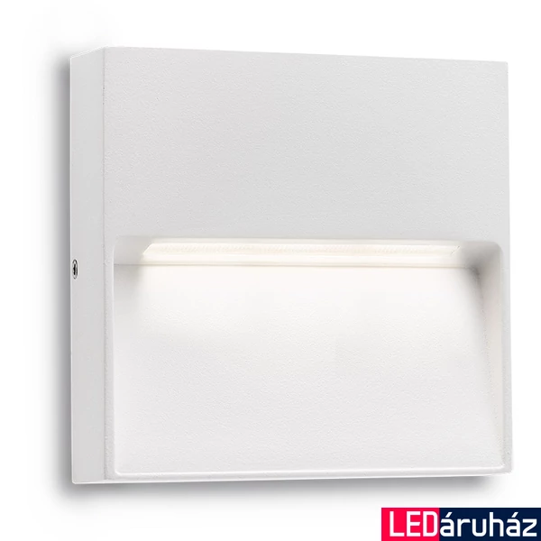 Kültéri Fali lámpa, fehér, 3000K melegfehér, beépített LED, 160 lm, Redo Even 9150