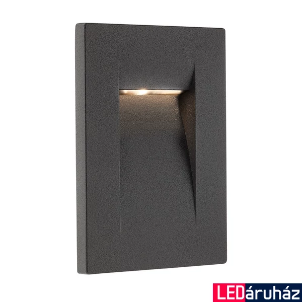 Kültéri Beépíthető lámpa, szürke, 3000K melegfehér, beépített LED, 106 lm, Redo Inner 9638
