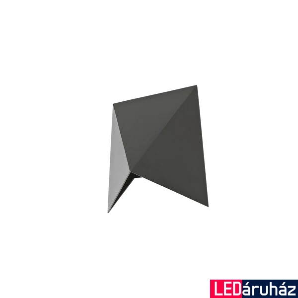 Kültéri Fali lámpa, fekete, 3000K melegfehér, beépített LED, 550 lm, Redo Kiko 9518