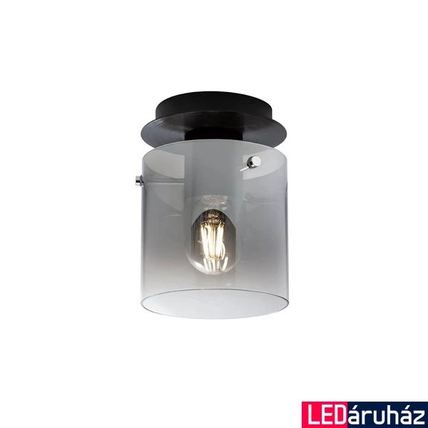 Fali lámpa, fekete, E27, Redo Lou 01-2005