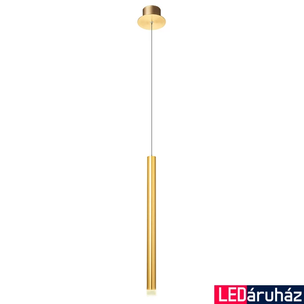 1 ágú függeszték, arany, 3000K melegfehér, beépített LED, 272 lm, Redo Madison 01-2043