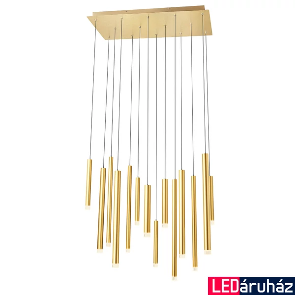 Több ágú függeszték, arany, 3000K melegfehér, beépített LED, 3808 lm, Redo Madison 01-2054