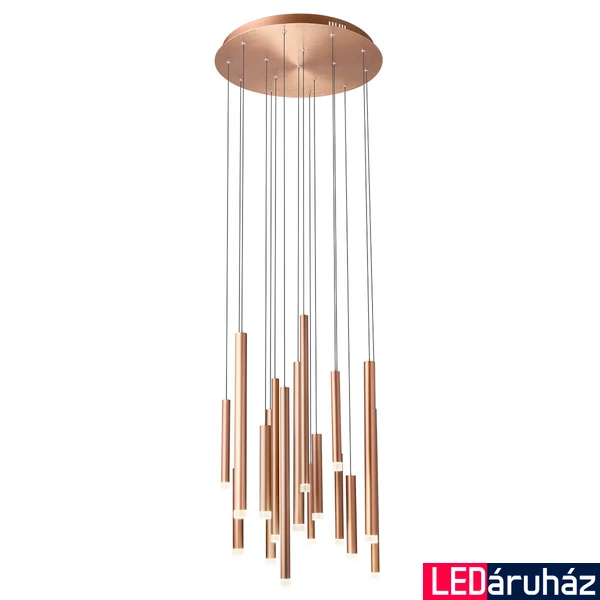 Több ágú függeszték, rosegold, 3000K melegfehér, beépített LED, 4352 lm, Redo Madison 01-2059