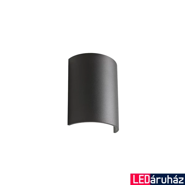 Fali lámpa, fekete, 3000K melegfehér, beépített LED, 600 lm, Redo Match 01-1448