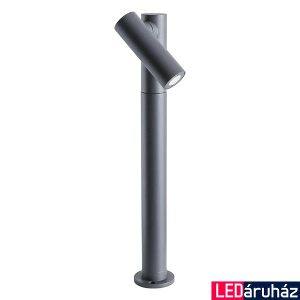 Kültéri Állólámpa, szürke, 3000K melegfehér, beépített LED, 417 lm, Redo Oblik 9579