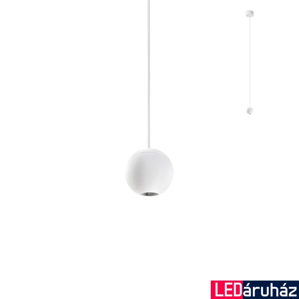 1 ágú függeszték, fehér, 3000K melegfehér, beépített LED, 459 lm, Redo Obo 01-1832