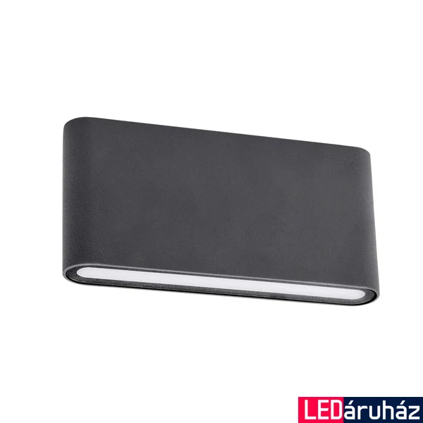 Kültéri Fali lámpa, szürke, 3000K melegfehér, beépített LED, 650 lm, Redo Pocket 9054