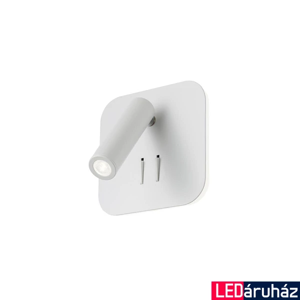 Fali lámpa, fehér, 3000K melegfehér, beépített LED, 648 lm, Redo Quda 01-1491