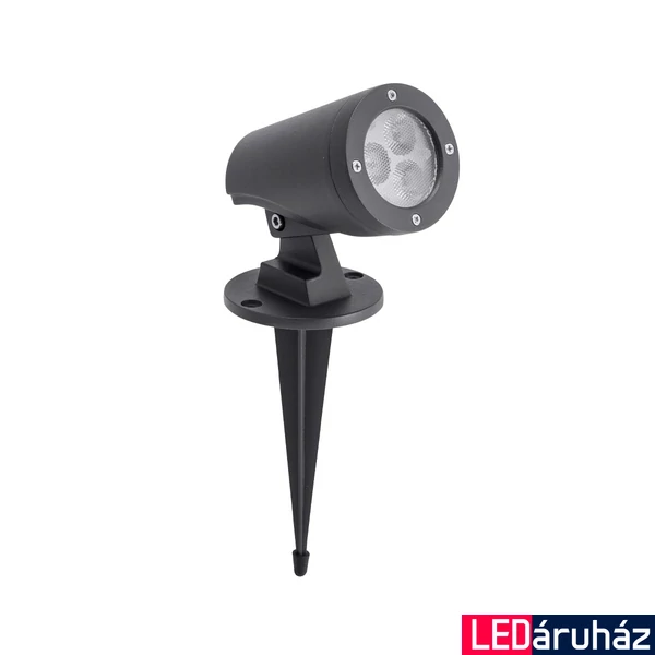 Kültéri Leszúrható lámpa, szürke, 3000K melegfehér, beépített LED, 453 lm, Redo Sam 9492