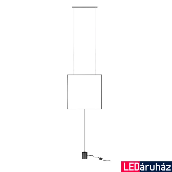 Állólámpa, fekete, 3000K melegfehér, beépített LED, 1735 lm, Redo Slick 01-2134