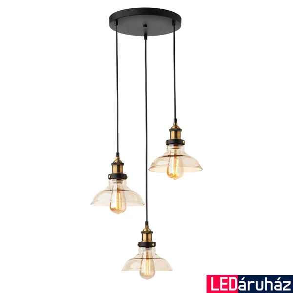 Több ágú függeszték, bronz, E27, Redo Smarterlight Saville 01-1004