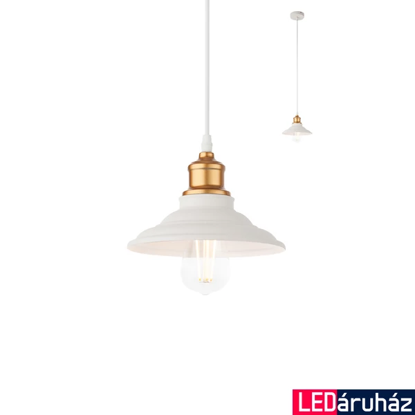 1 ágú függeszték, fehér, E27, Redo Smarterlight Spinner 01-1293