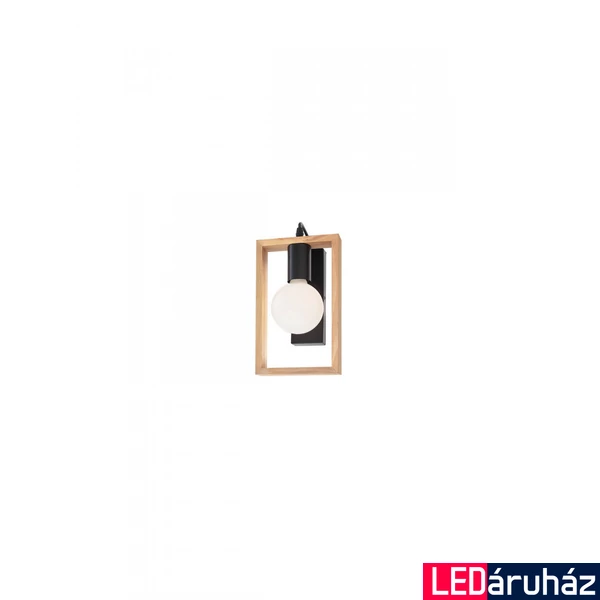 Fali lámpa, fekete, E27, Redo Smarterlight Timber 01-1663