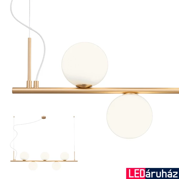 Több ágú függeszték, réz, E14, Redo Talis 01-1635