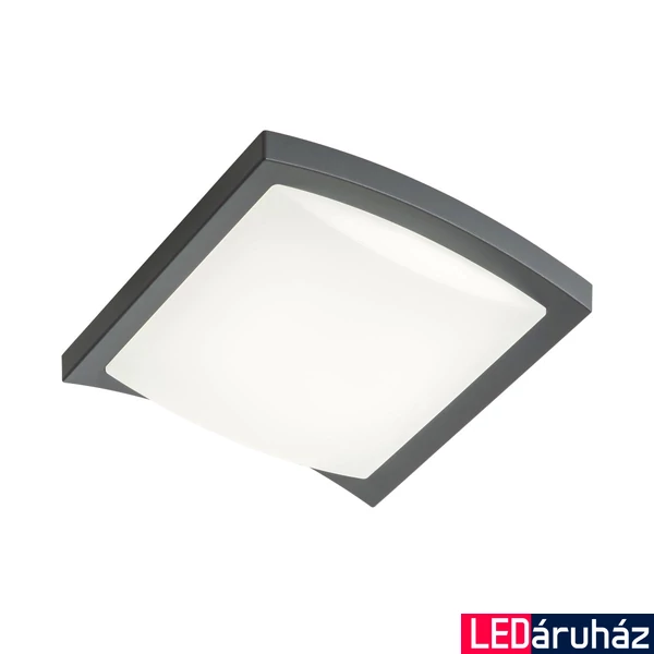 Kültéri Mennyezeti lámpa, szürke, 3000K melegfehér, beépített LED, 1260 lm, Redo Tallin 90007