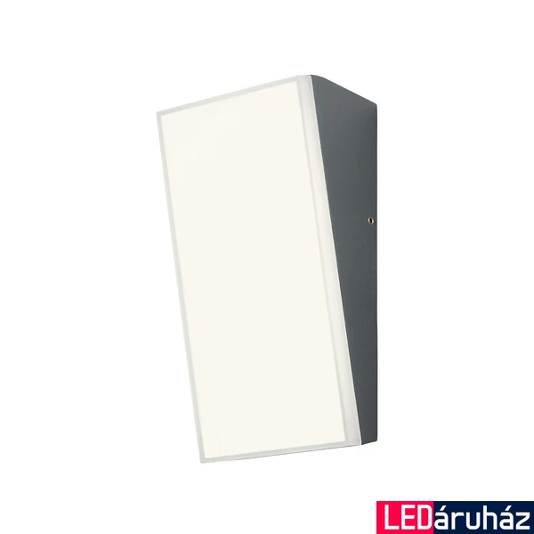 Kültéri Fali lámpa, szürke, 4000K természetes fehér, beépített LED, 1144 lm, Redo Tokyo 90020