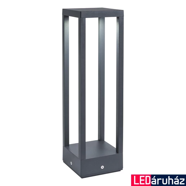 Kültéri Állólámpa, szürke, 3000K melegfehér, beépített LED, 875 lm, Redo Tower 9578