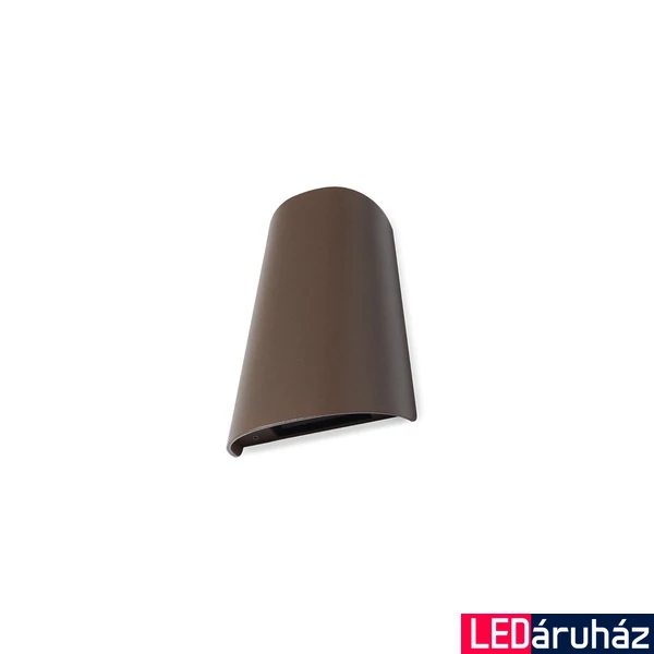 Kültéri Fali lámpa, barna, 4000K természetes fehér, beépített LED, 429 lm, Redo Twill 9542