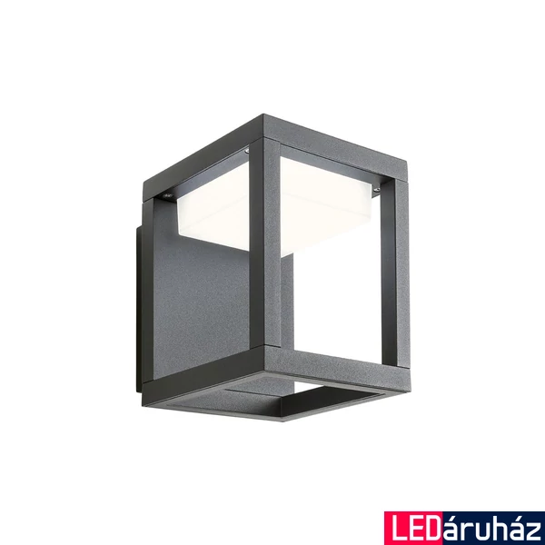 Kültéri Fali lámpa, fekete, 3000K melegfehér, beépített LED, 946 lm, Redo Xiera 9564