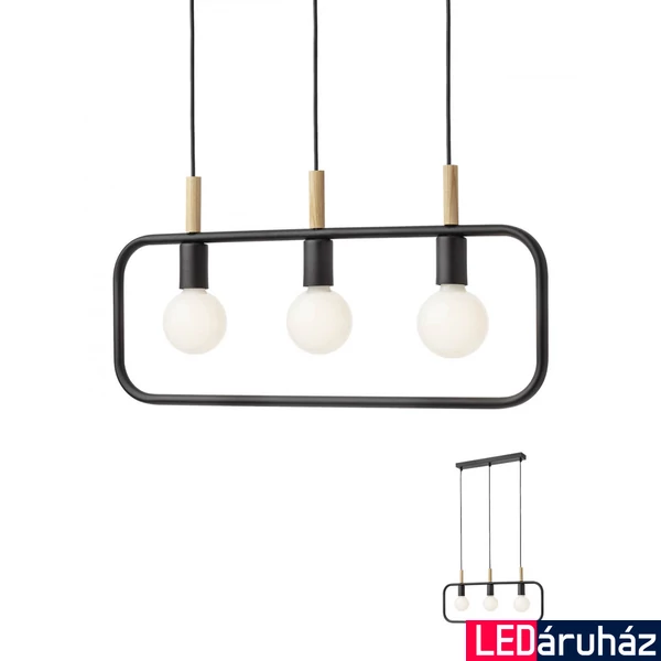 Több ágú függeszték, fekete, E27, Redo Smarterlight Aeris 01-2408