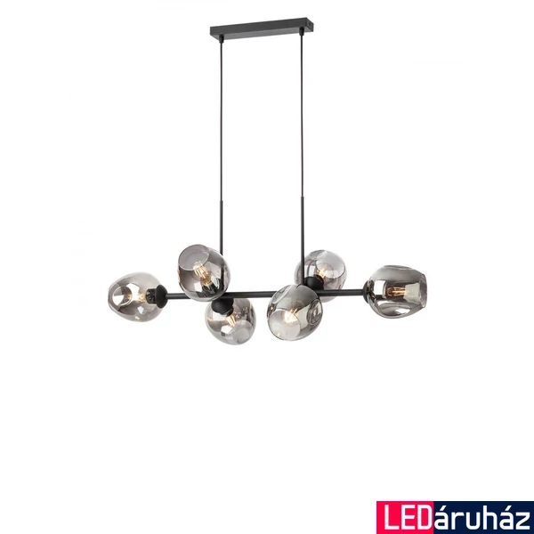 Több ágú függeszték, fekete, E27, Redo Smarterlight Pierce 01-2620