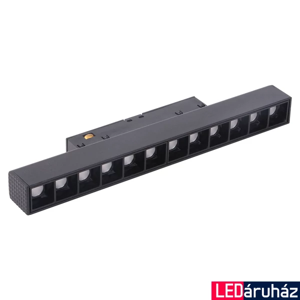 Ledium Magnetis Novara MG20 LED lineáris spot mágneses sínhez, 22 cm, 12W, 900 lm, CRI90, 3000K/4000K/6000K, 48V