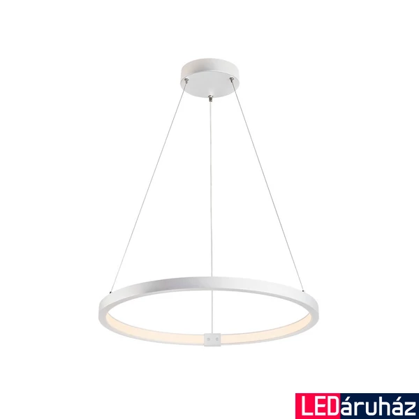 1 ágú függeszték, 60cm átmérő, fehér, 3000K/4000K CCT kapcsolóval, 1400 lm, CRI 80, SLV One 60 1002910