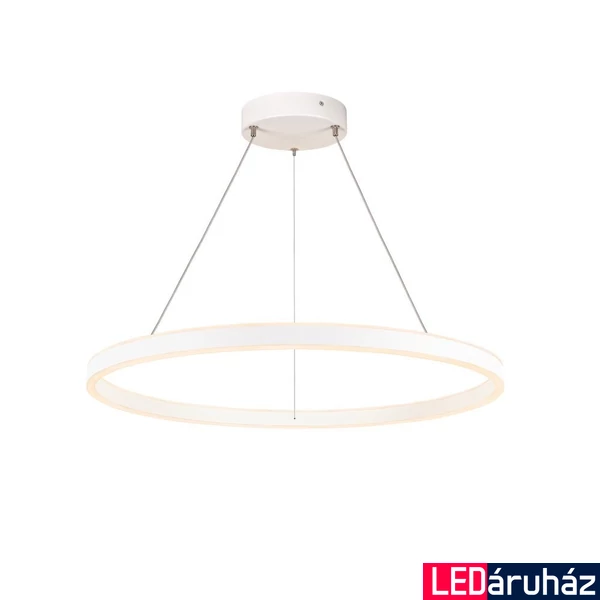 1 ágú függeszték, 80cm átmérő, lefelé és felfelé világít, fehér, 3000K/4000K CCT kapcsolóval, 1230 lm, CRI 90, 130°, SLV One 80 1004764
