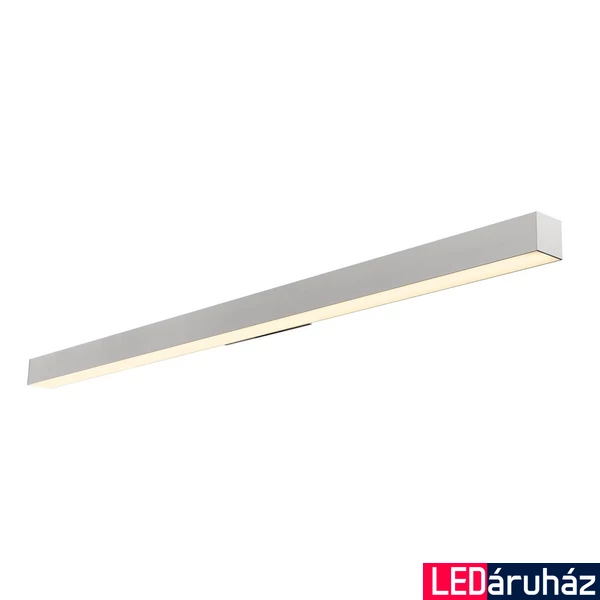 Fali lámpa, 142,5cm széles, szürke, 3000K melegfehér, 3800 lm, CRI 80, 110°, SLV Q-Line 1000670