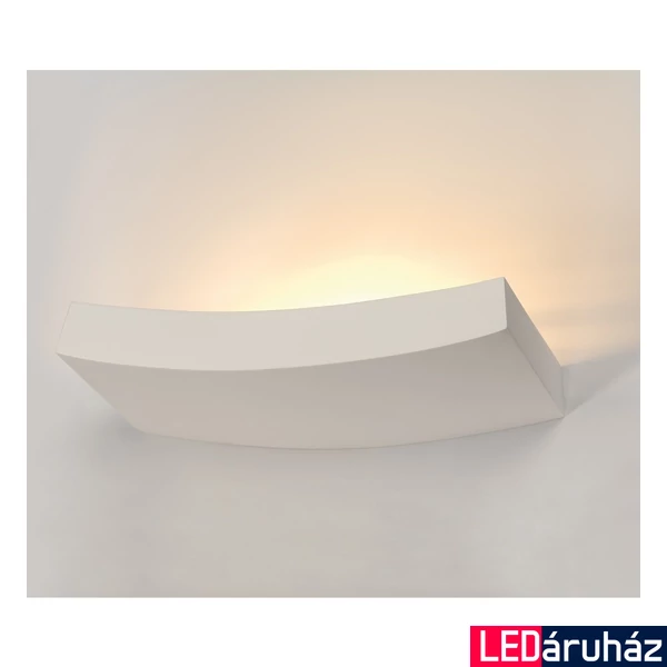 Fali lámpa, festhető gipszlámpa, fehér, R7s 78mm, SLV Plastra 148012