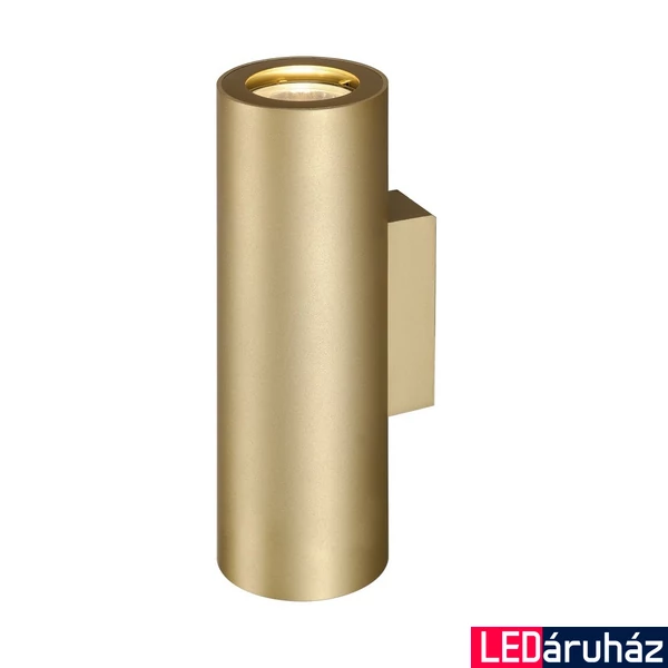Fali lámpa, lefelé és felfelé világít, arany, GU10, SLV Enola_B 151803