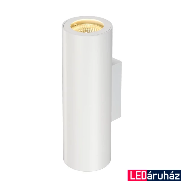Fali lámpa, lefelé és felfelé világít, fehér, GU10, SLV Enola_B 151801