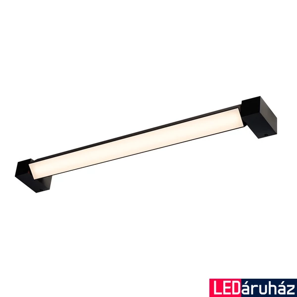 Fali/mennyezeti lámpa, 180°-ban forgatható, fekete, 3000K melegfehér, 1600 lm, CRI 80, 110°, SLV Long Grill 1001020