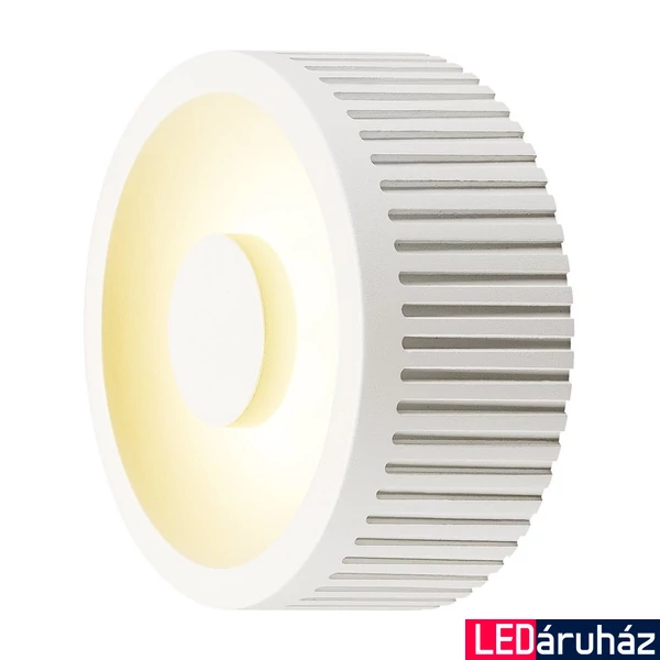 Fali/mennyezeti lámpa, fehér, 3000K melegfehér, 810 lm, CRI 80, 120°, SLV Occuldas 117351