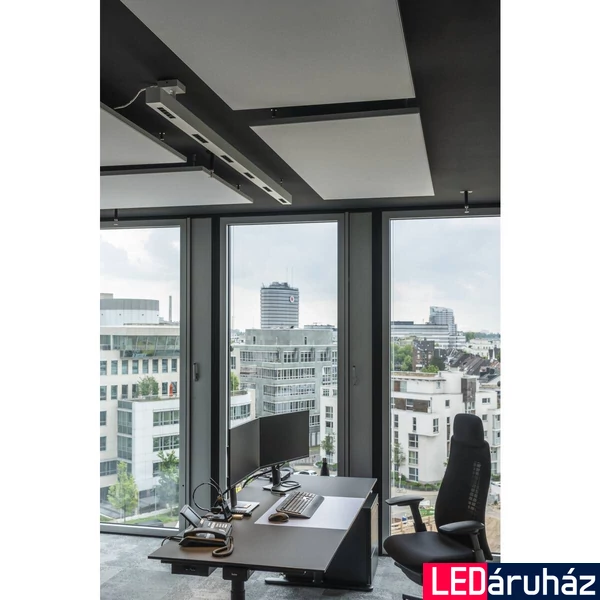 Függeszték, 2m széles, fehér, 3000K melegfehér, 4200 lm, CRI 90, 30°, UGR 10, SLV Q-Line 1000929