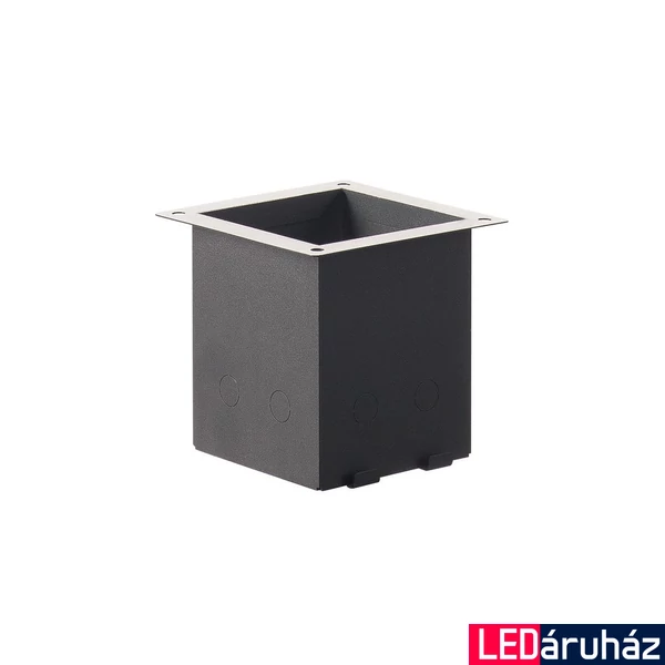 Kiegészítő, süllyesztett rögzítőtalp, fekete, SLV H-Pol 232195