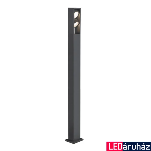 Kültéri Állólámpa, 175cm magas, 3000K/4000K CCT kapcsolóval, 2200 lm, CRI 80, 95°, SLV Eskina Frame 1005440