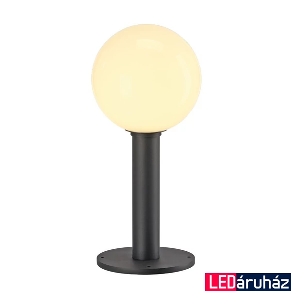 Kültéri Állólámpa, 44cm magas, antracit, E27, SLV Gloo Pure 1002000