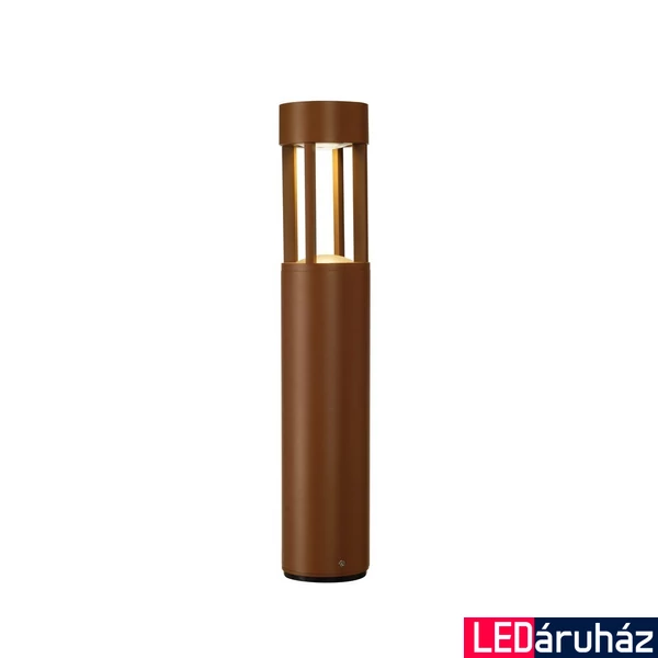 Kültéri Állólámpa, 46,5cm magas, rozsda, 3000K melegfehér, 200 lm, CRI 80, 68°, SLV Slots 45 231817