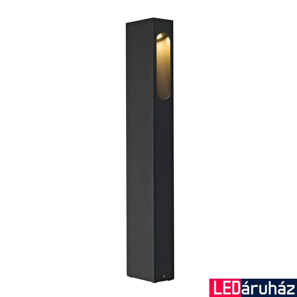 Kültéri Állólámpa, 70cm magas, antracit, 3000K melegfehér, 160 lm, CRI 80, SLV Slotbox 70 232145