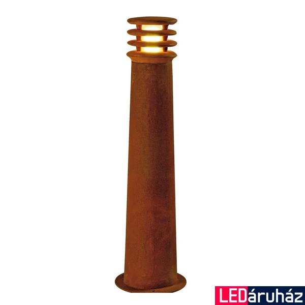 Kültéri Állólámpa, 70cm magas, rozsda, E27, SLV Rusty 70 229021