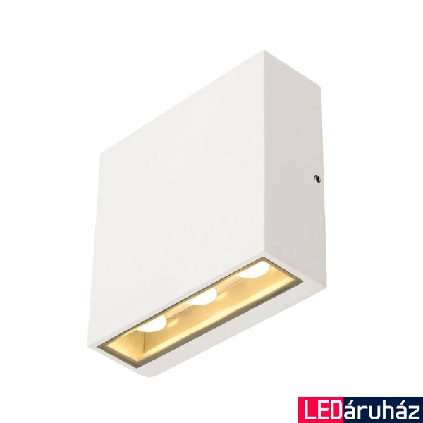 Kültéri Fali lámpa, 3000K melegfehér, 640 lm, CRI 80, 30°, SLV Big Quad 1005125