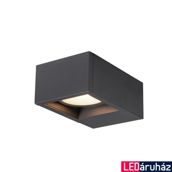 Kültéri Fali lámpa, antracit, 3000K/4000K CCT kapcsolóval, 1100 lm, CRI 80, 95°, SLV Eskina Frame 1004747