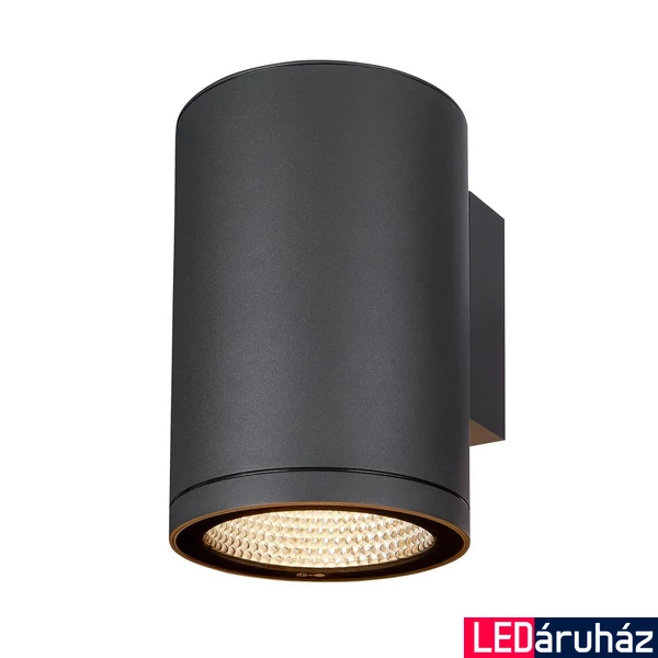 Kültéri Fali lámpa, antracit, 3000K/4000K CCT kapcsolóval, 3100 lm, CRI 90, 38°, SLV Enola L 1003440