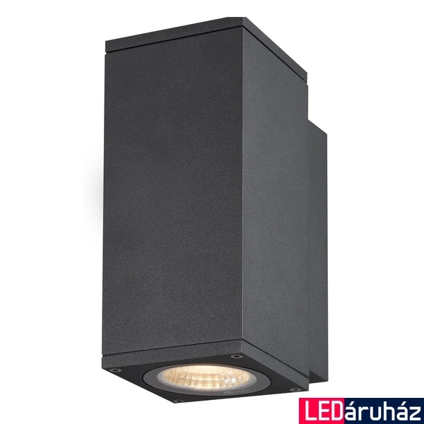 Kültéri Fali lámpa, antracit, 3000K/4000K CCT kapcsolóval, 390 lm, CRI 90, 30°, SLV Enola S 1003416